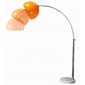 Dizajnová jedinečná stojaca lampa  Big Bow II oranžová 175 - 205cm