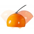 Dizajnová jedinečná stojaca lampa  Big Bow II oranžová 175 - 205cm