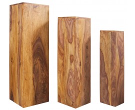 Sada dizajnových podstavcov Makassar (3ks)