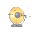 Retro elegantná stolná lampa Studio 40 cm čierna/zlatá