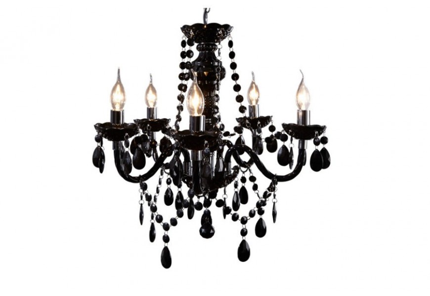 Štýlový luster Karat čierny