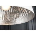 Luxusné elegantné závesné svietidlo Glow bielo-strieborné 50cm