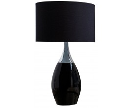 Moderná štýlová stolná lampa Carla 60cm čierna