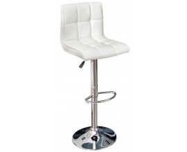 Barová stolička Modena 90-115 cm biela