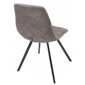 Dizajnová stolička Amsterdam Retro antique šedá