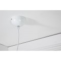 Dizajnová štýlová závesná lampa Cocoon biela 45cm