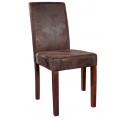 Štýlová stolička Genua coffee Vintage Look