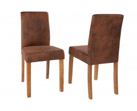 Stolička Genua light coffee vintage vzhľad