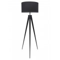 Dizajnová stojaca retro lampa Tripod čierna