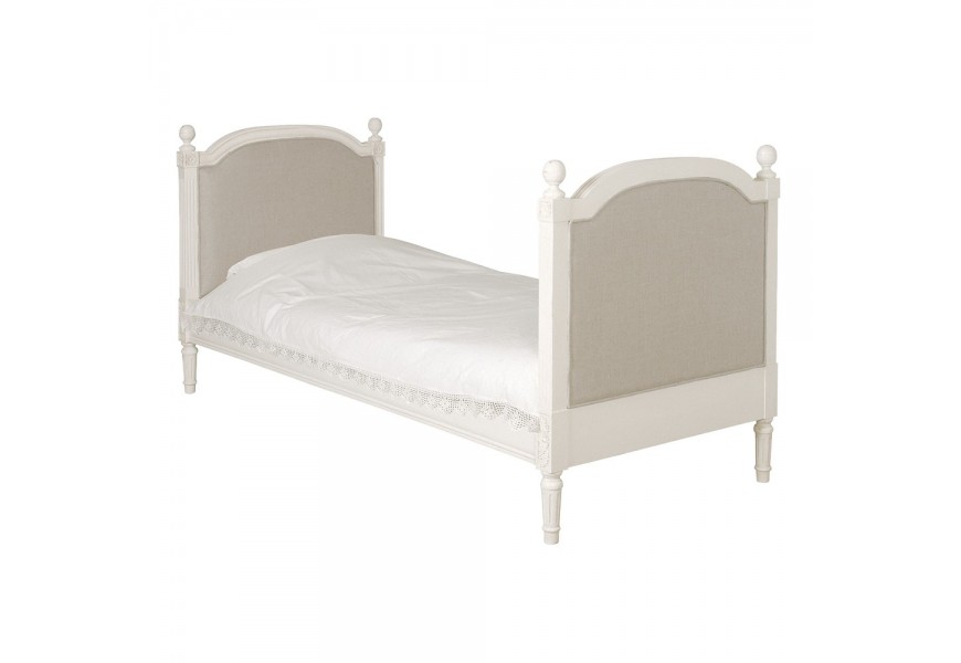 Štýlová posteľ Antic Blanc jedno lôžko