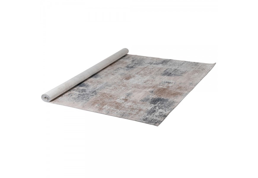 Luxusný moderný obdĺžnikový koberec Urban Shades v sivohnedom melírovanom prevedení 320 cm 