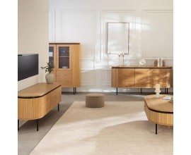 Kolekcia moderného art deco nábytku Maderia v dubovom prevedení