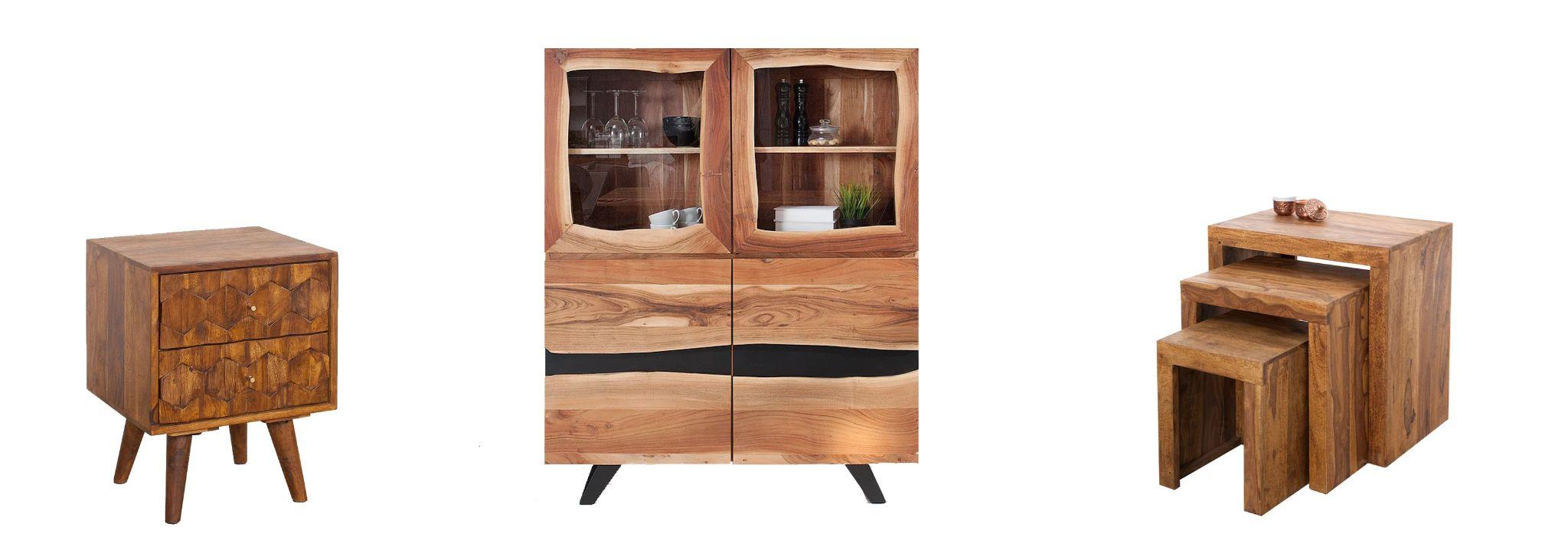 Nábytok z masívneho palisandrového dreva