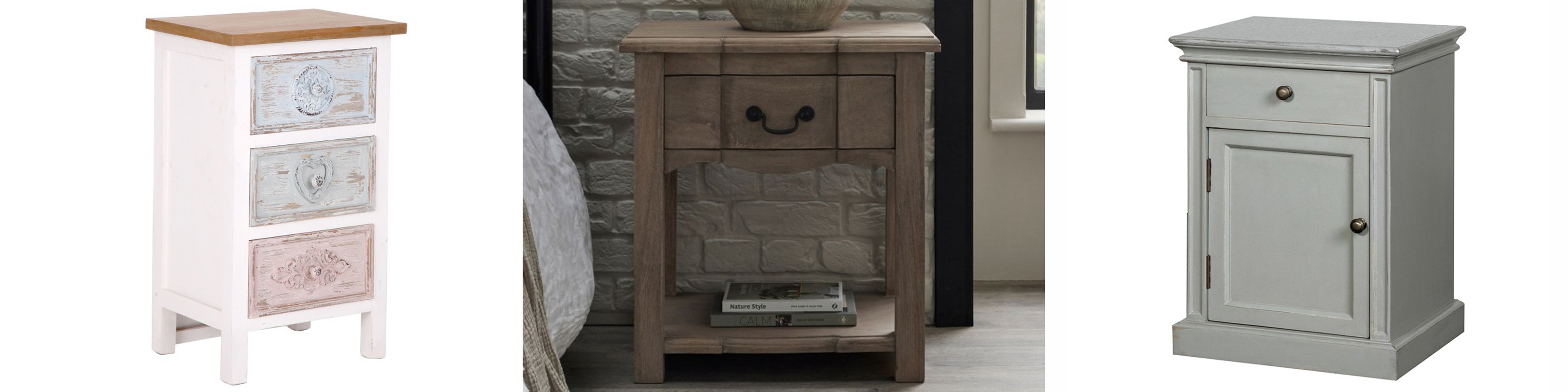 Luxusné dizajnové nočné stolíky s veľkým úložným priestorom