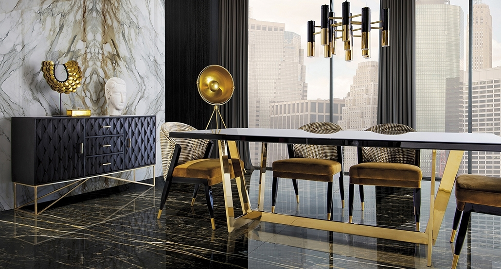 Luxusná kolekcia art deco nábytku Brilon