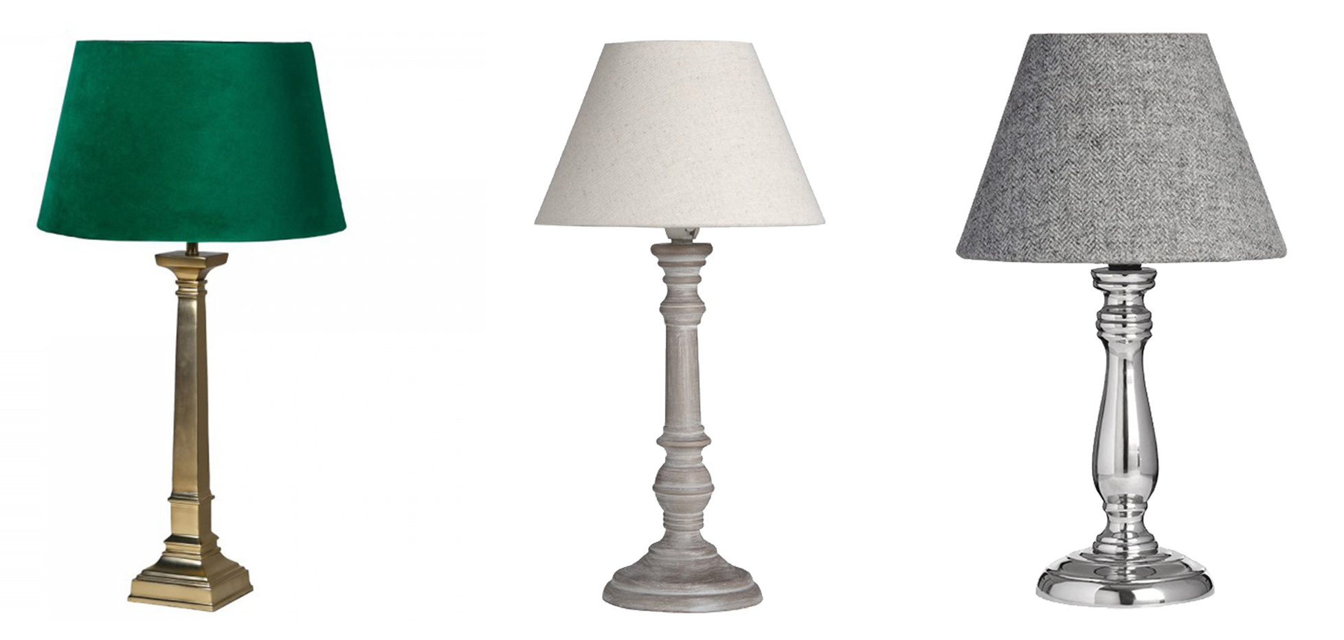 Dizajnová vintage zlato-zelená lampa Pericles, Vidiecka stolná lampa Pella, Dizajnová chrómová stolná lampa Fewlson