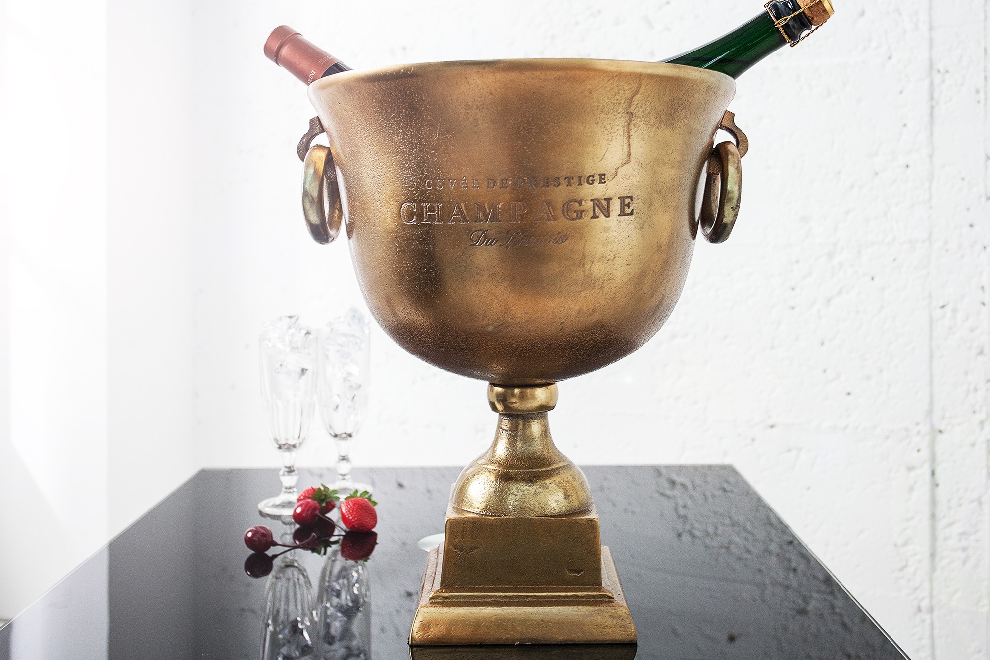 Estila Štýlová nádoba Champagne Royal 40cm zlatá
