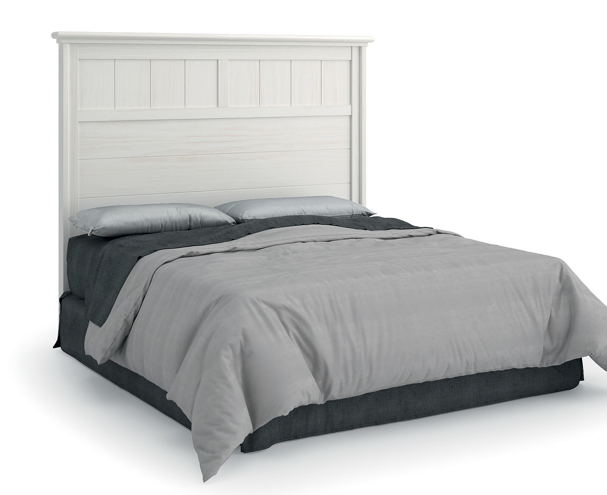 Estila Luxusná elegantná posteľ Verona s rámom a vysokým čelom z masívneho dreva 144cm