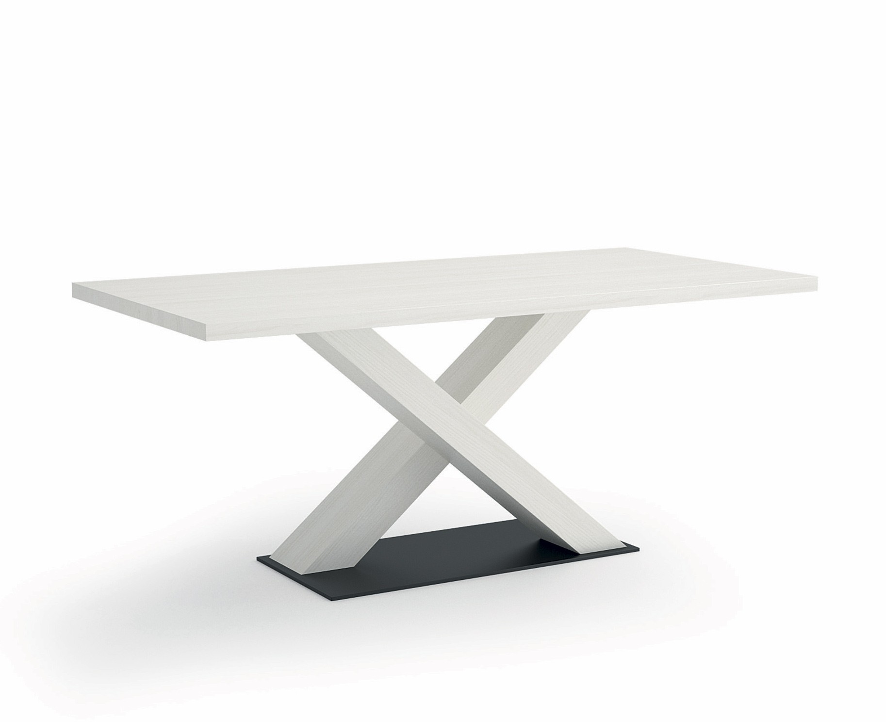 Estila Klasický masívny jedálenský stôl Lyon s prekríženými nohami do x 200cm