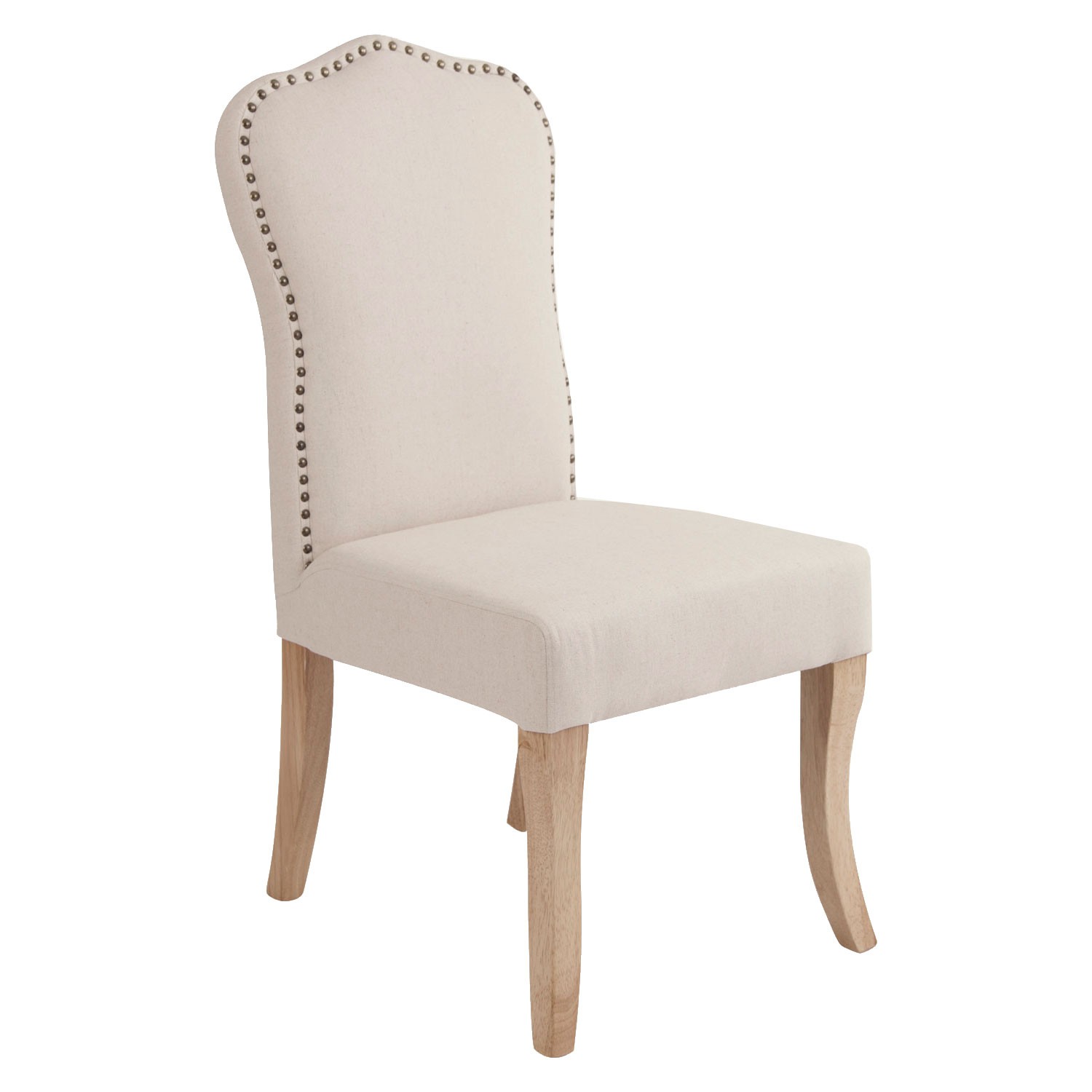 Luxusná stolička s bohatým čalúnením a cvokmi